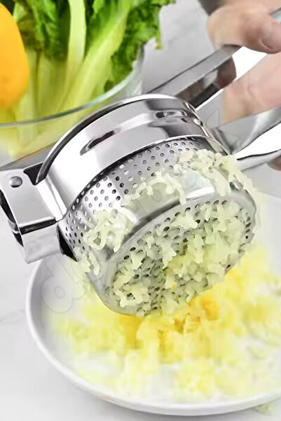 DORRY HOME Patates Ezici - Patates Püresi Yapıcı - Paslanmaz Çelik Bebek İçin Püre Tüm Sebze ve Meyvelere Uygun