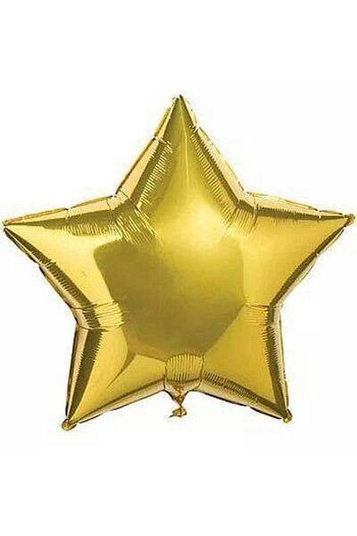 BeySüS Gold Star Night Blue White Transparent Confet Balloon Set