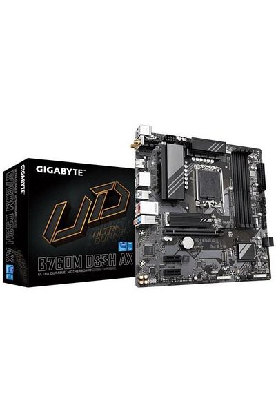 Gigabyte B760M Ds3H Ax to Wifi-6E Ddr4 HDMI Type-C Dp Pcie 4.0 1700P Matx Motherboard
