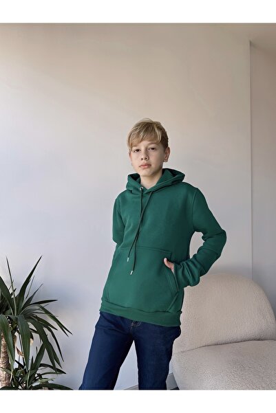 CC STORE Hanorac cu glugă cu 3 fire pentru băiat