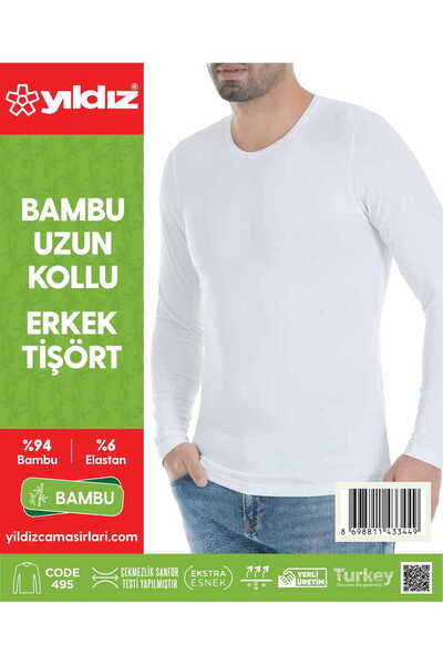 YILDIZ Bela Bambus T-shirt bodi - dugi rukav kod495