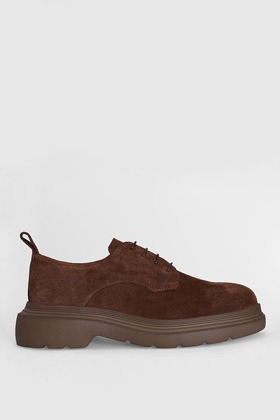 Lufian Ανδρικά παπούτσια από γνήσιο δέρμα Bruce Camel Suede από τρίχες καμήλας