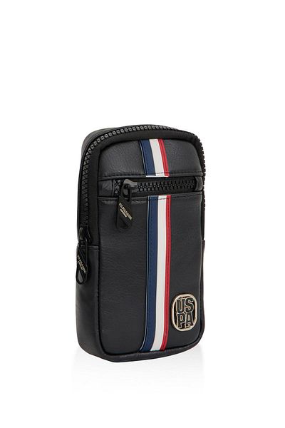 U.S. Polo Assn. U.S. Polo Assn. Plevr23708 - Geantă unisex neagră pentru telefon