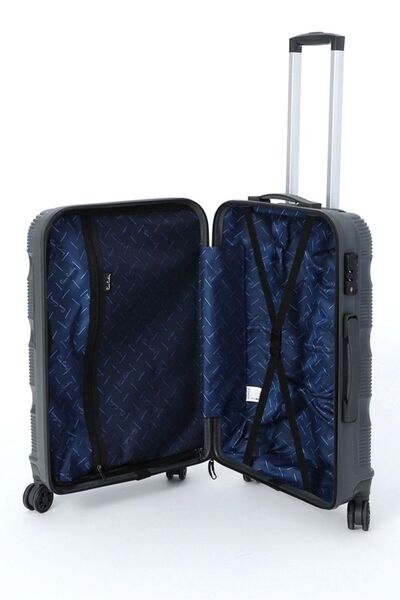 Pierre Cardin Trolley Antrasit Unisex Orta Boy Valiz Pc4700-02