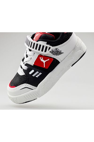 JOJO KIDS Children's Velcro Leather Sports Shoes, Basket, Tennis, Casual Sneakers