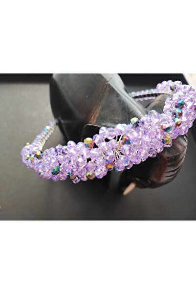 BYEN GİYİM Νυφική τιάρα με κρυστάλλινες χάντρες για γάμο και αρραβώνα, σειρά ...