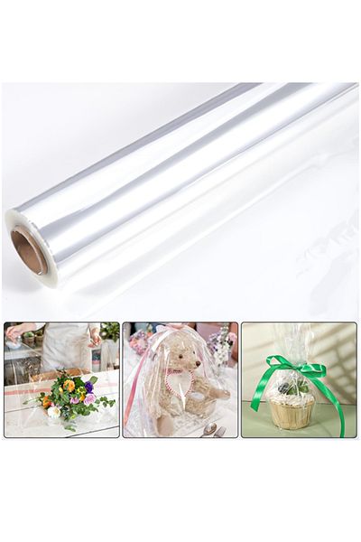 OLİ Art 70Cmx50Meter Roll Gelatin - 30 Microns Thickness, 100% Clear Coil