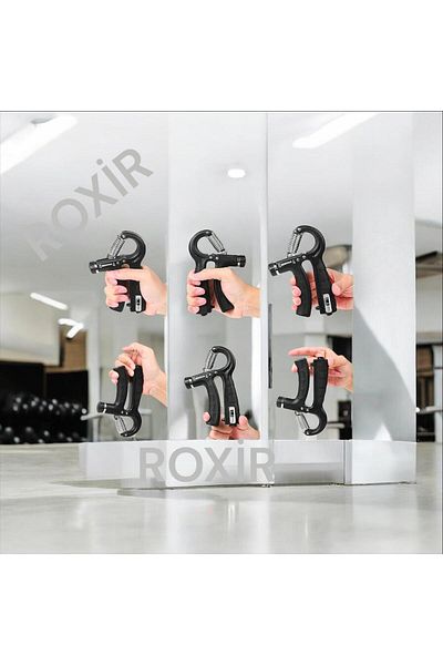 Roxir 1-Piece Fitness Exerciser - Muscle Building, Hand Spring and Wrist Front Arm Strengthening