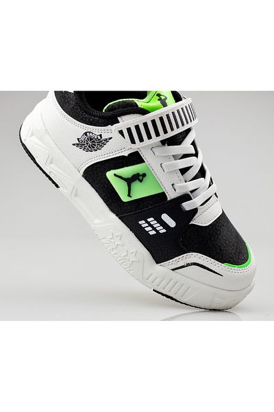 JOJO KIDS Children's Velcro Leather Sports Shoes, Basket, Tennis, Casual Sneakers