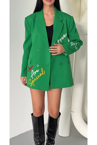 EsSo butik Embroidery Detailed Blazer Jacket