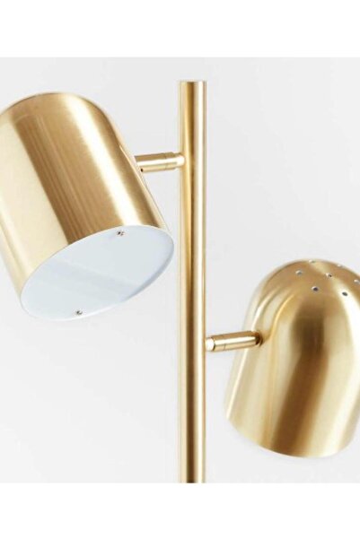 Lamp Han Lotti Serisi Çift Başlı Modern Özel Tasarım Zemin Lambası Şık Lambader