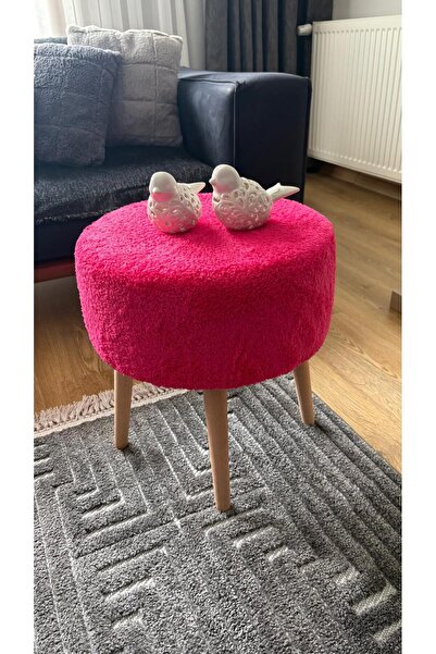 Fahrettin Küçük ROMA Wellsoft Çok Amaçlı Dekoratif Puf Kedi Yatağı Makyaj Mas...