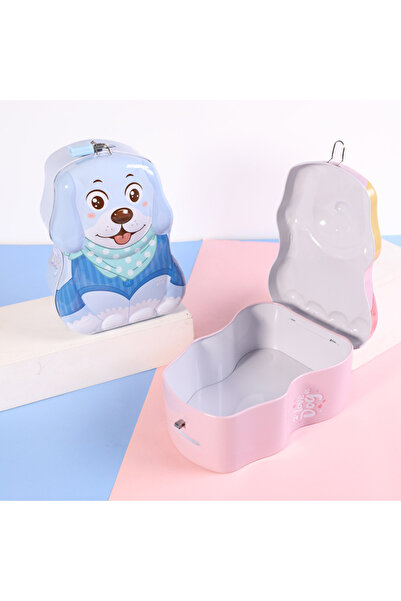 Livava Slatki pas, Torba komad i zaključana metalna kasica prasica, plava, 17...