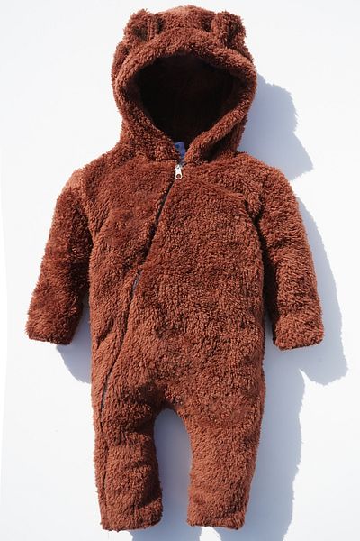 bshood X Silk Atlas Baby Girl and Child Plush Booties Bear Jumpsuit