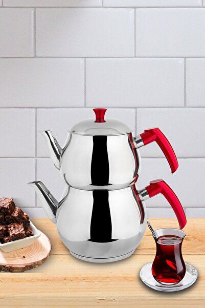 Arda Küre Mini Boy Paslanmaz Çelik Çaydanlık Takımı Yedek Kulp