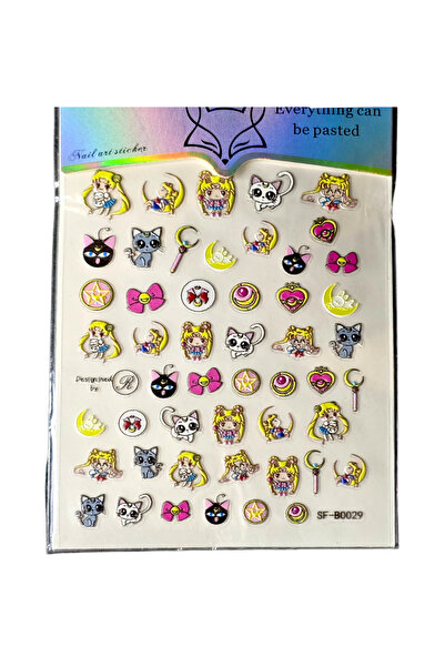 masterbest Nail art süsleme stiker taşlı 13