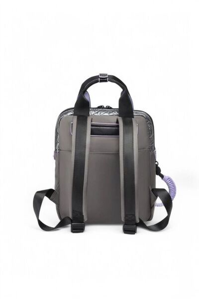 SMART BAGS Gray-Lilac Women's Backpack Smb3250