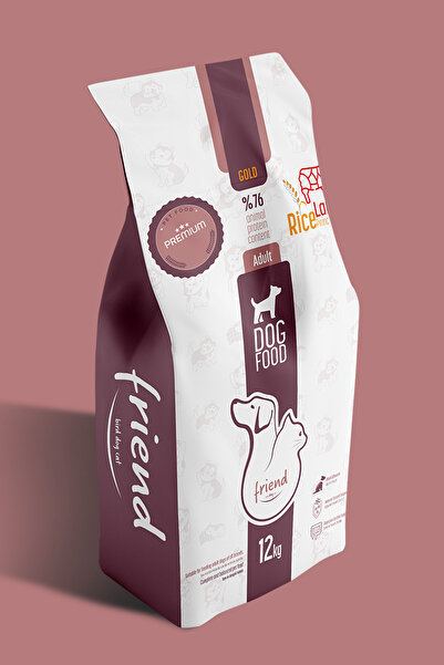 Friend Bird Dog Cat Friend Gold Yetişkin Köpek Maması Kuzulu 12kg