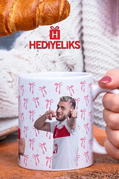 Genel Markalar Barış Alper Yılmaz Kurdeleli Özel Tasarımlı Baskılı Kupa Bardak - 360° Baskılı