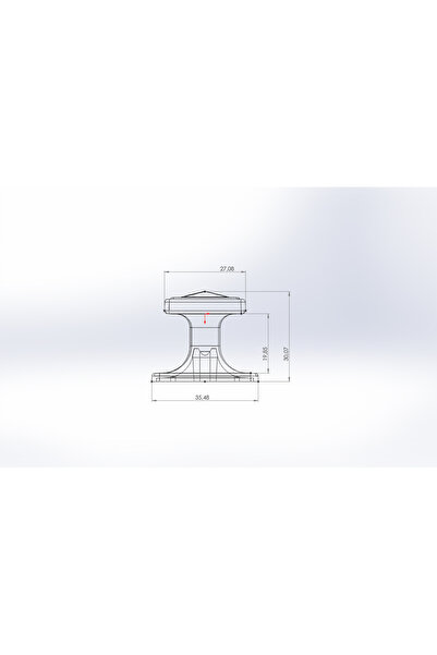 YAREN METAL MOBİLYA AKSESUARLARI Kale Button