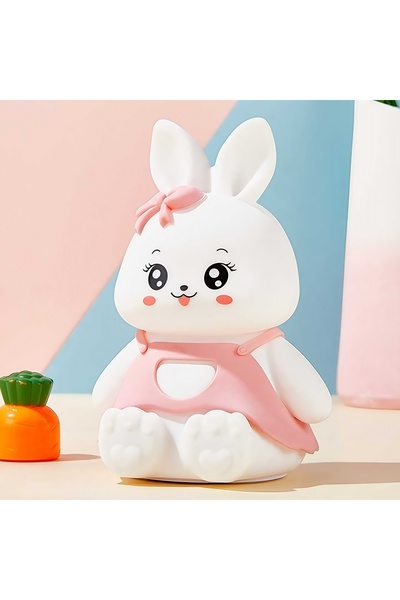 CUTTY LAMP Sevimli Tavşan Şekilli Yumuşak Dokunmatik Çocuk Bebek Odası Hediye Oyuncak Gece Lambası