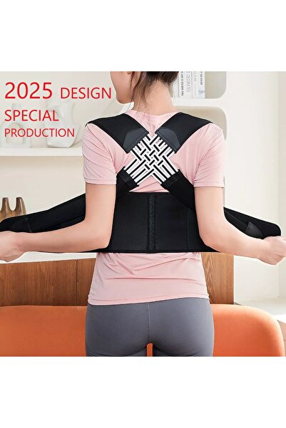 Ankaflex Dik Duruş Korsesi Postür Düzeltici Kamburluk Önleyici Kolonlu Ayarla...