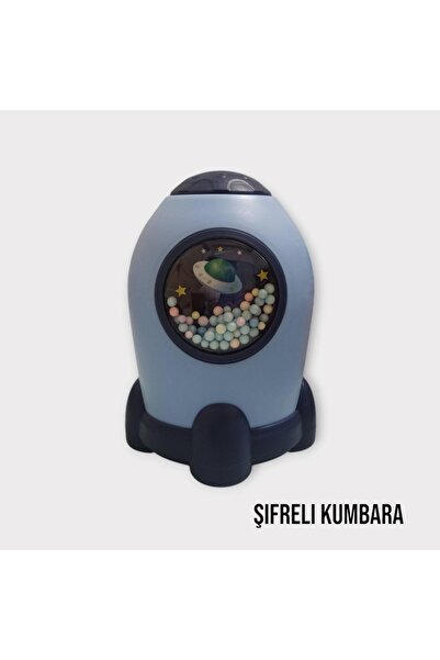 aykota tasarım Roket Temalı Şifreli Kumbara