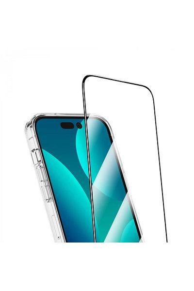 Green Lion مجموعة حماية 4 في 1 لهاتف iPhone 15 Pro - شفاف