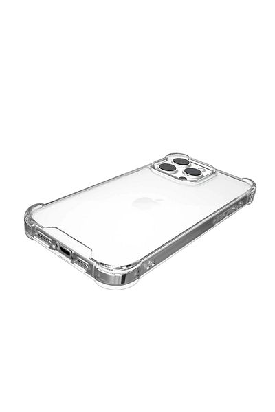 Green Lion جراب مضاد للصدمات لهاتف iPhone 15 Pro ( 6.1 بوصة ) - شفاف