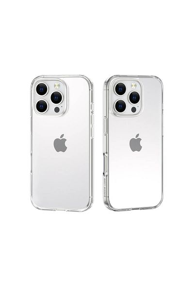 Green Lion جراب شفاف كريستالي لهاتف iPhone 16 Pro Max - شفاف