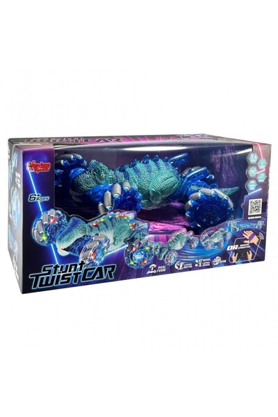 dekantoys Uzaktan Kumandalı Full Fonksiyon Dinozor Bilekten Kontrol Şarjlı 2.4G Elle Kontrol Dinozor Araba