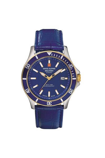 Swiss Alpine Military Mens Watch 7022.1545, Quartz, 42mm, 10atm