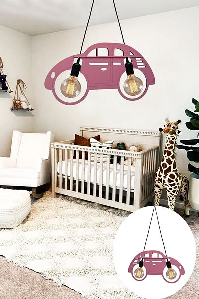 KAŞIKBEY Nostaji Woswos Wooden Chandelier Pendant Lamp Modern Antique Decorative Cafe Office Lamp Teen-Child Room Chandelier