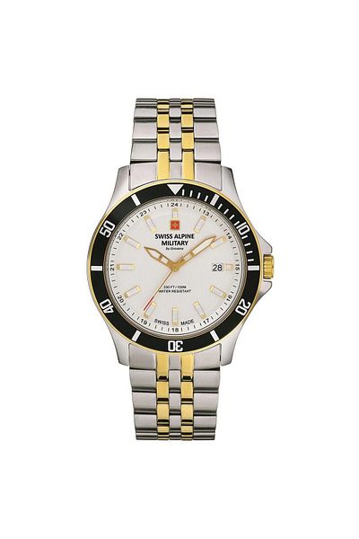 Swiss Alpine Military Mens Watch 7022.1142, Quartz, 42mm, 10atm