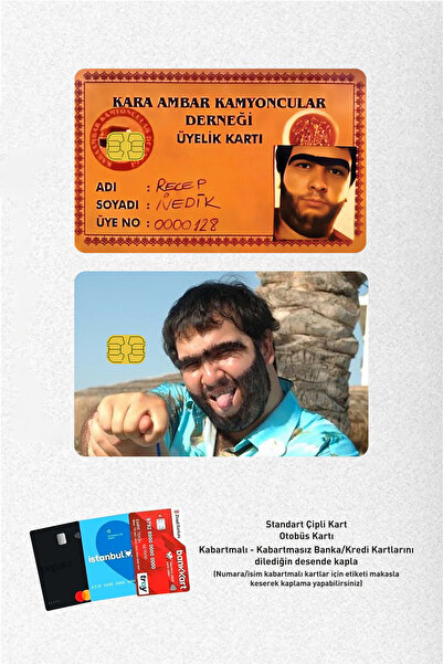 Huggy Craft Recep Ivedik 2'li Set (Kara Ambar Kamyoncular & Nah Kart Kaplama ...