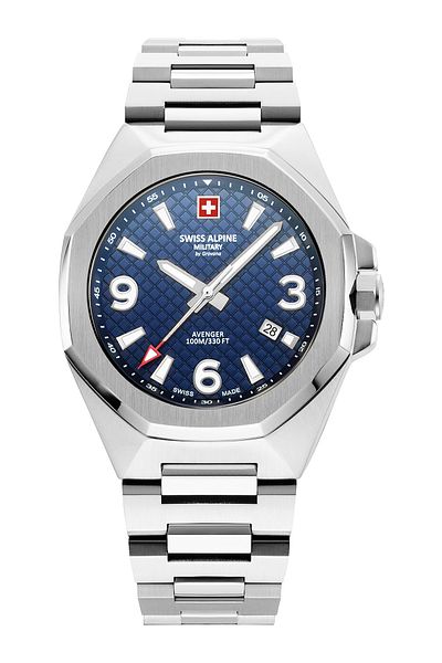 Swiss Alpine Military Mens Watch Swiss Military 7005.1135, Quartz, 42mm, 10atm