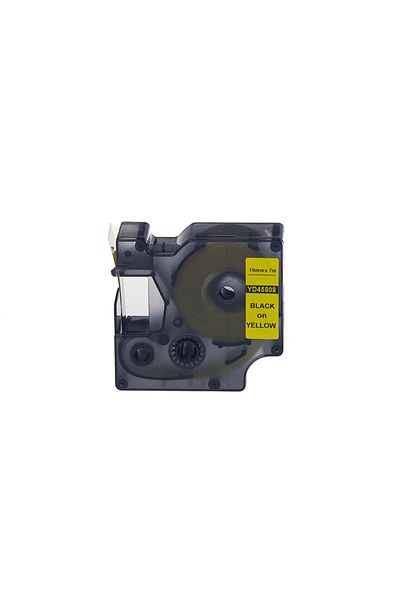 Printpen Dymo D1 45808 Black to Yellow Label (19mm X 7m)