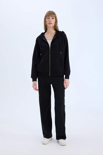 DeFacto New Season Straight Fit Ευέλικτο Φούτερ με Τσέπες