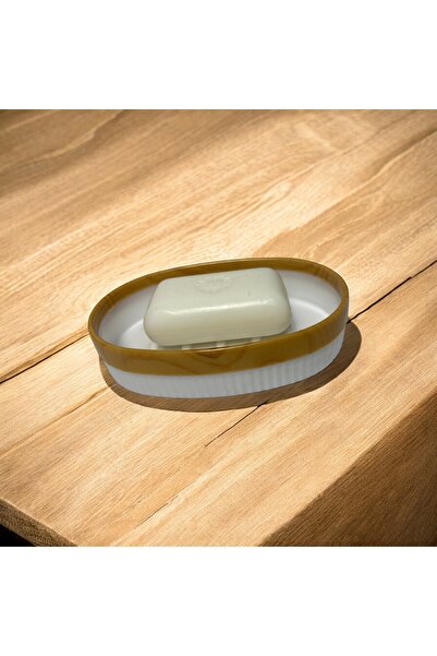 WESPA Σετ μπάνιου 3 τεμαχίων - Δοχείο σαπουνιού, δοχείο υγρού σαπουνιού και βούρτσα