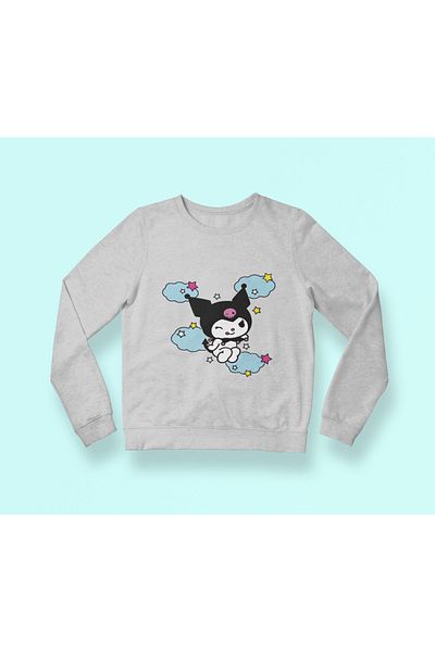 MAGORS SWEATSHIRT GÂTUL BICICLETI IMPRIMAT KUROMI - DOUĂ ARTICOLE UN PRET