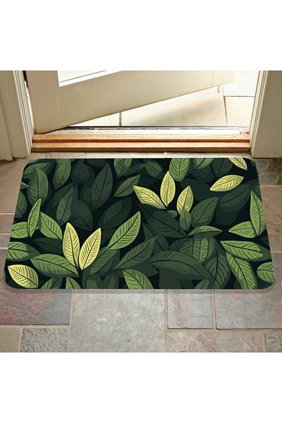 M&H Quality Digital Printed Pattern Decorative Door Front and Indoor Mat Washable Non-Slip Base