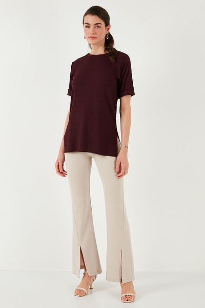 Lela Bluză oversize cu decolteu cu fante BLUZĂ 5869000