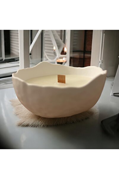 mislinapearls Asimetrik kesim ahşap fitil kokulu pinterest mum