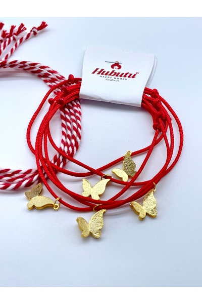 Concept HuBuTU Marteniçka Gift Card Gelatin Wish and Luck Bracelet Set (10 Pi...
