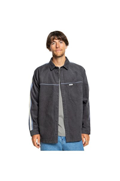 Quiksilver Seward Shirt Men's Gray Shirt Men's Shirt Eqywt04583