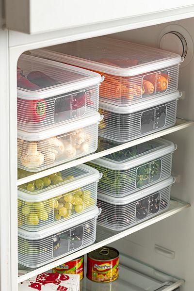 BRAMBLE LIFE Transparent Rectangular Storage Container Set - 16 Pieces, 3.5 Lt, with Leak Proof Indicator