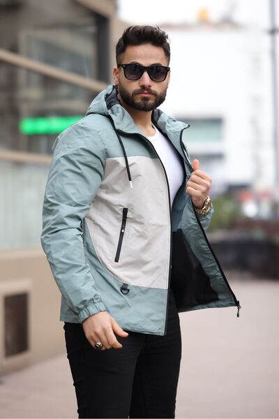 ABİLLİTA Men's Wind and Waterproof Seasonal Jacket Coat