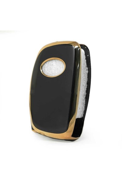 SatışMax Luxury Hyundai I10 I20 Ix35 Elantra Tucson Compatible Flip Key Case with 1St Class Quality Nano Key Black Case