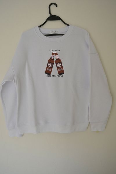EldenStitch Efes Gluten Free Embroidered Unisex Oversize Sweatshirt