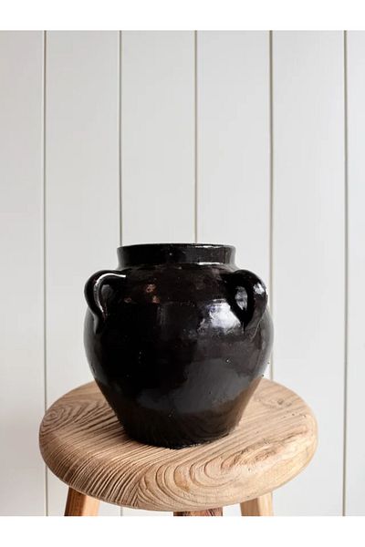 Warm Design Brown Antique - Clay Jar and Vase Set